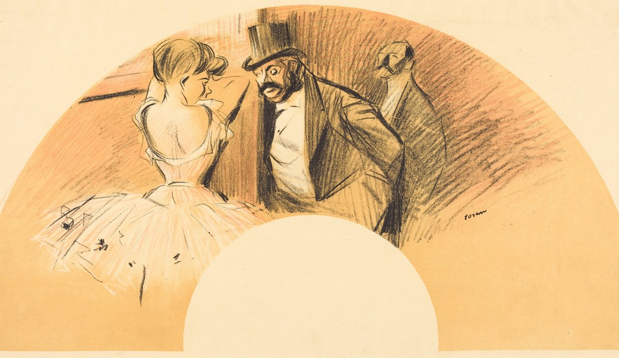 Vifte (til Gavarni-ballet) af Jean-Louis Forain