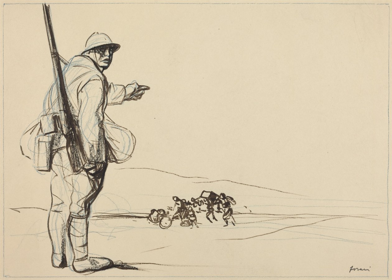 Tysk fremrykning af Jean-Louis Forain
