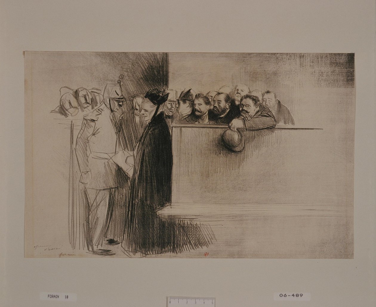 Audiensen (3. tavle) af Jean-Louis Forain