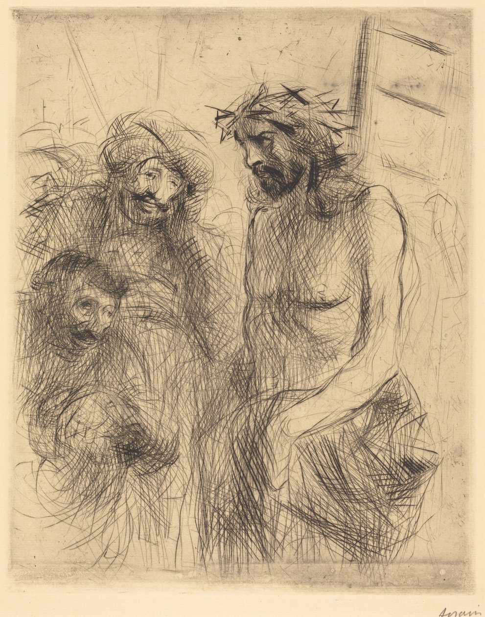 Le Christ aux outrages (Kristus bliver hånet) af Jean-Louis Forain
