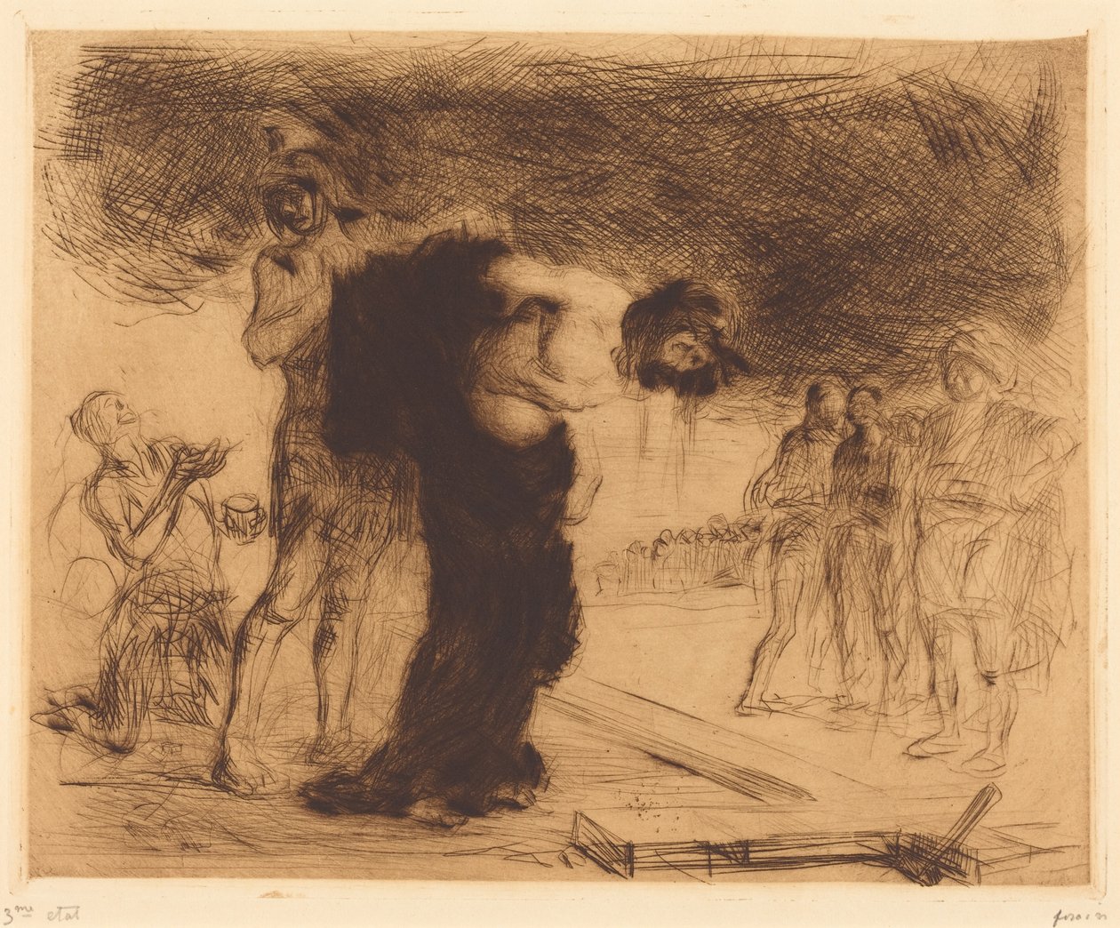 Kristus berøvet sine klæder af Jean-Louis Forain