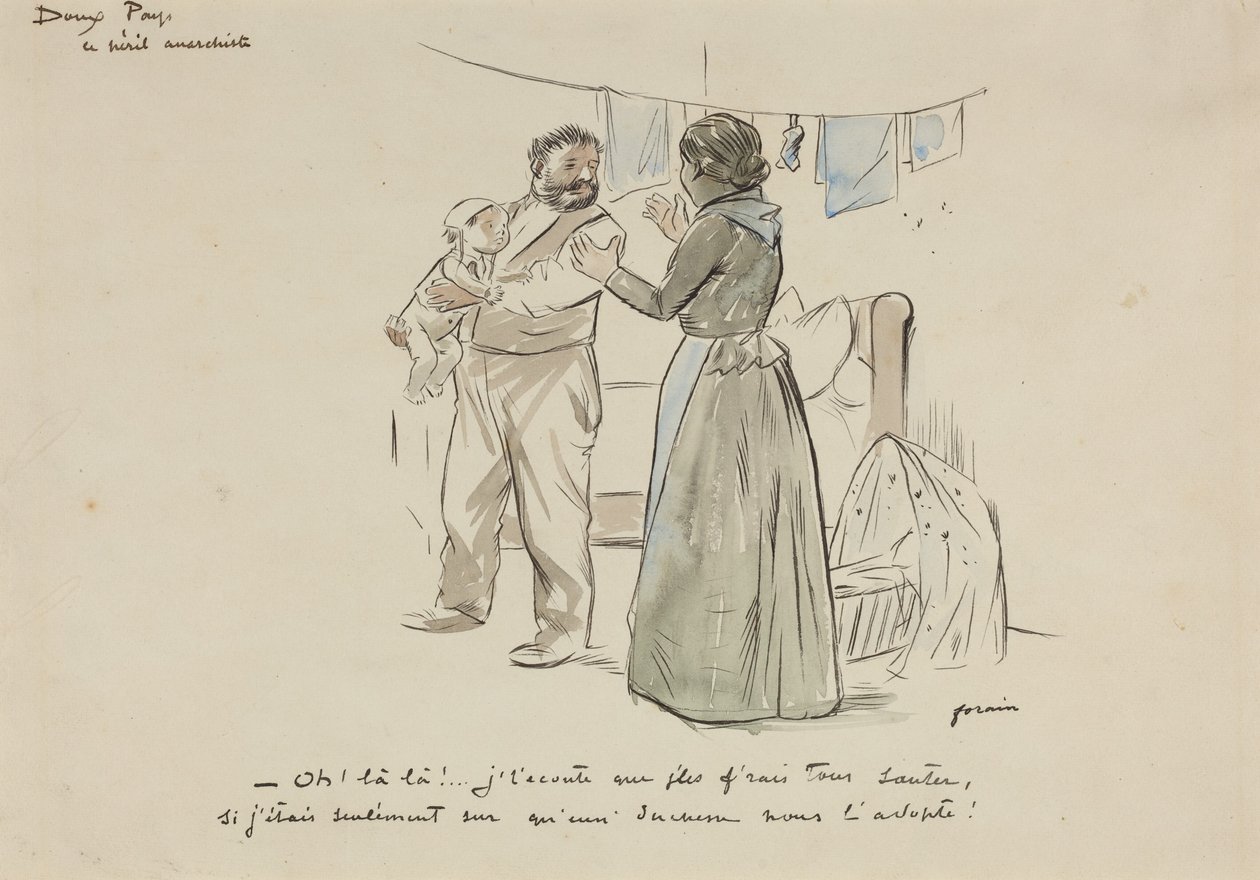 Den anarkistiske trussel af Jean-Louis Forain