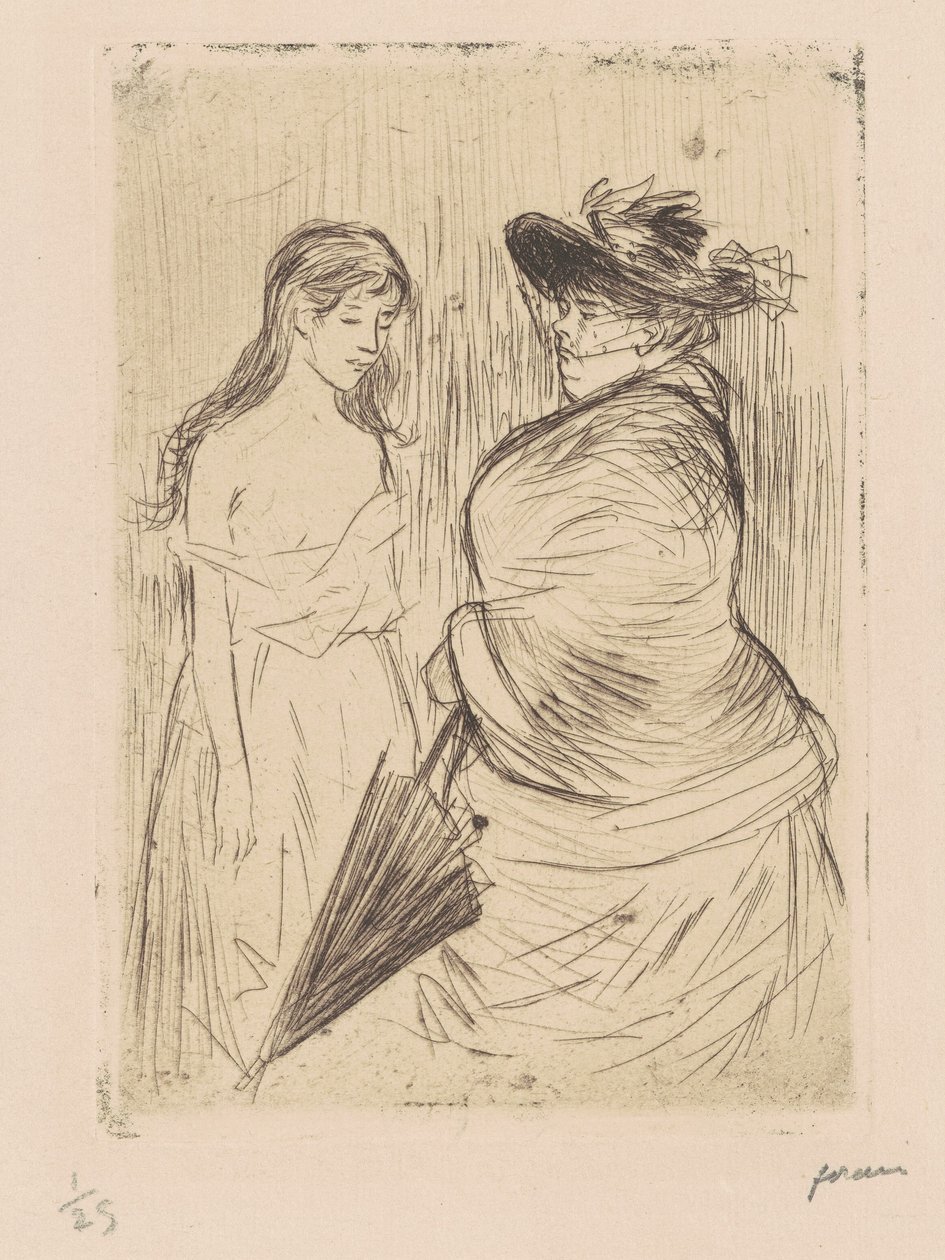 Handelen med hvide kvinder af Jean-Louis Forain