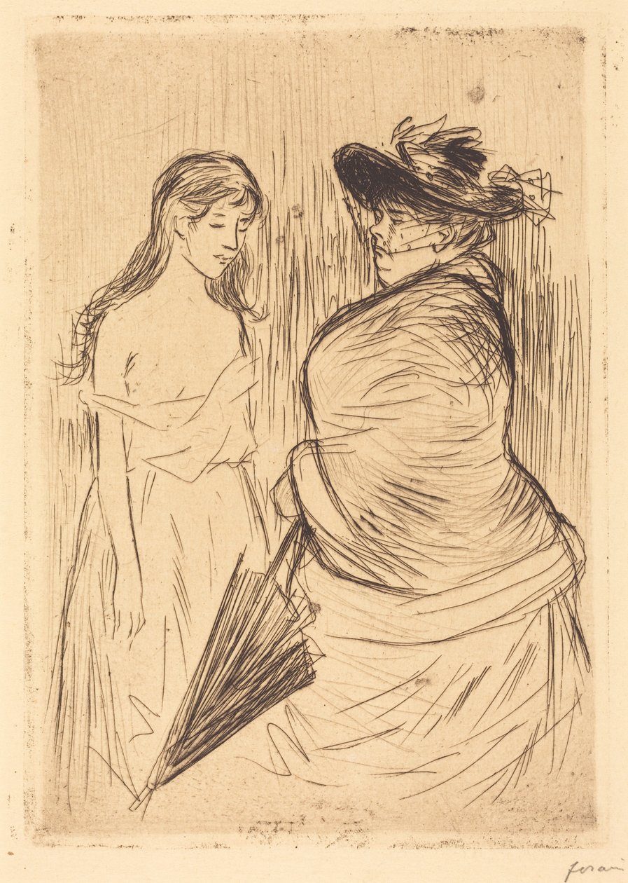 Handelen med hvide kvinder af Jean-Louis Forain