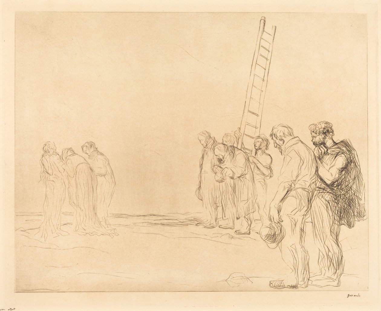 Golgata (anden plade) af Jean-Louis Forain