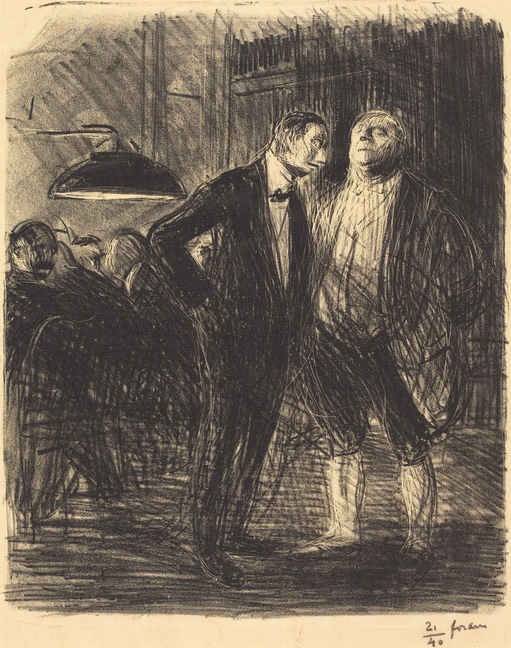 Le decavé (Ryddet) af Jean-Louis Forain