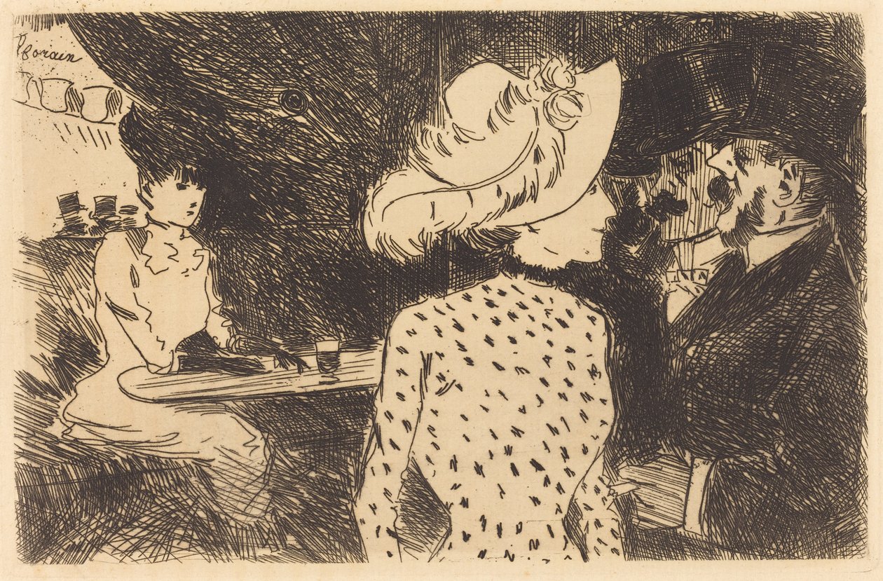 Les Folies-Bergère (afvist plade, 2. plade) (The Folies Bergère) (afvist plade, anden plade) af Jean-Louis Forain