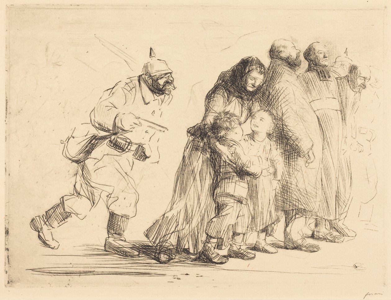 Notabiliteterne - stor tavle af Jean-Louis Forain