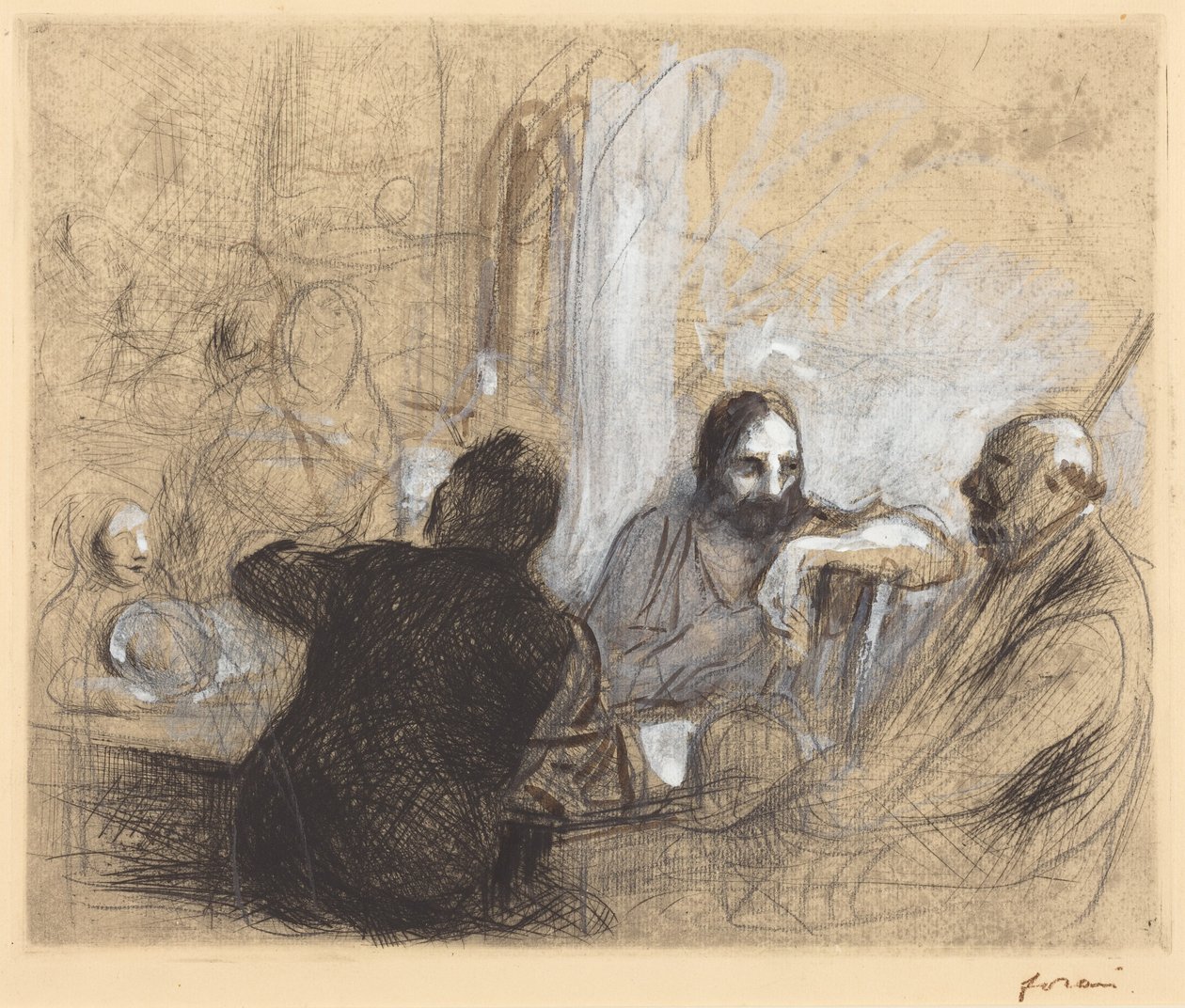 Pilgrimme fra Emmaus af Jean-Louis Forain