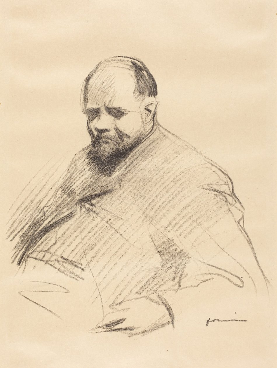Portræt af Ambroise Vollard (Portræt af Ambroise Vollard) af Jean-Louis Forain