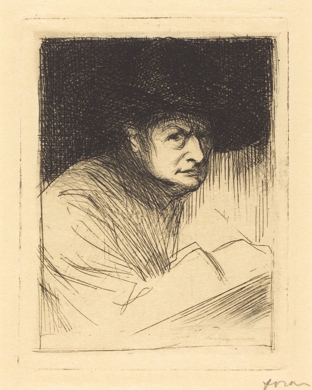 Portræt af Forain (Portrait of Forain) af Jean-Louis Forain