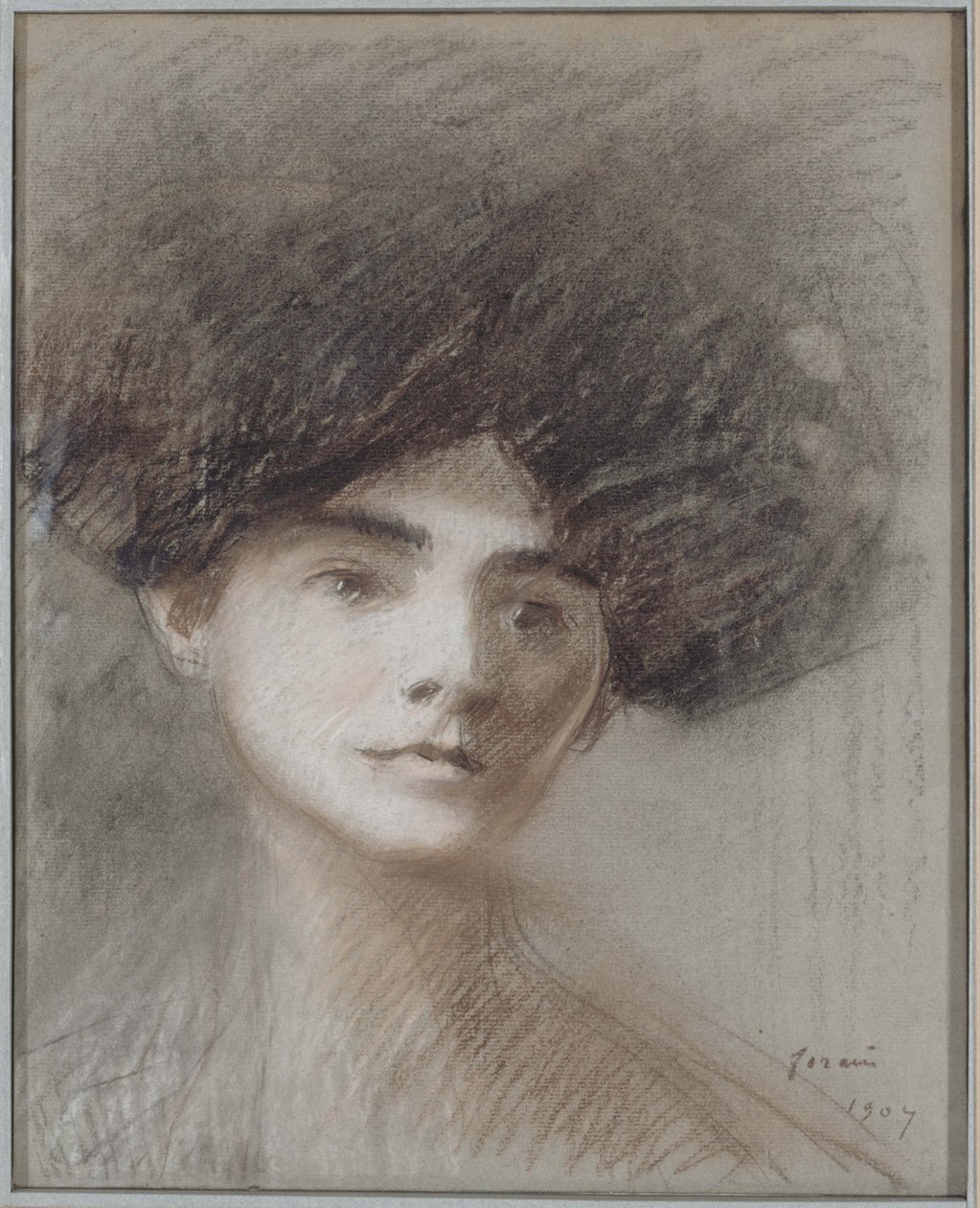 Portræt af Madame Henri de Régnier, født Marie de Hérédia, 1907 af Jean-Louis Forain