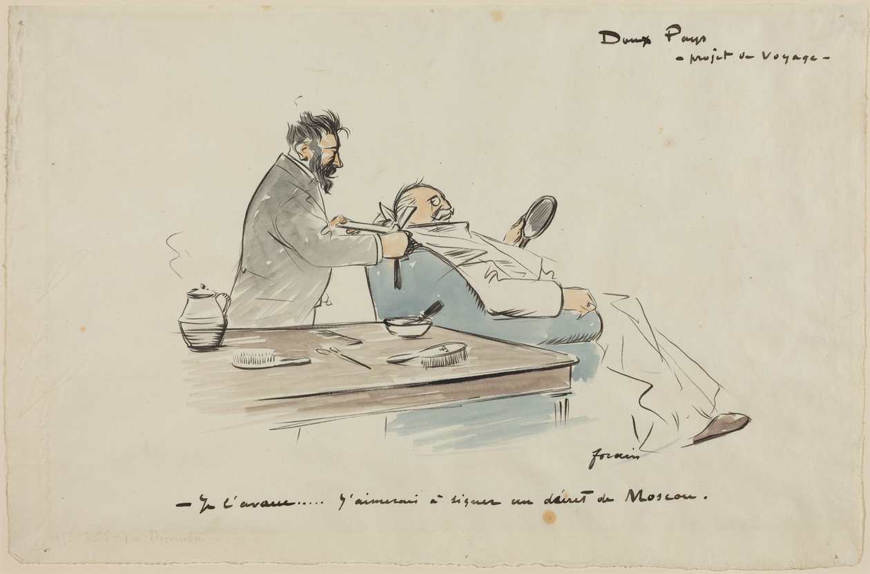 Rejseplan af Jean-Louis Forain