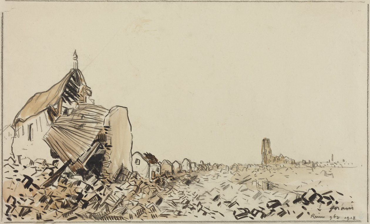 Reims, november 1918 af Jean-Louis Forain