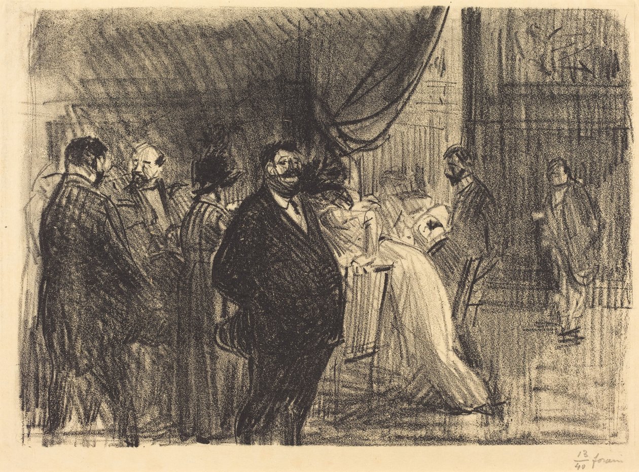 Spillelokale (Gambling Room) af Jean-Louis Forain