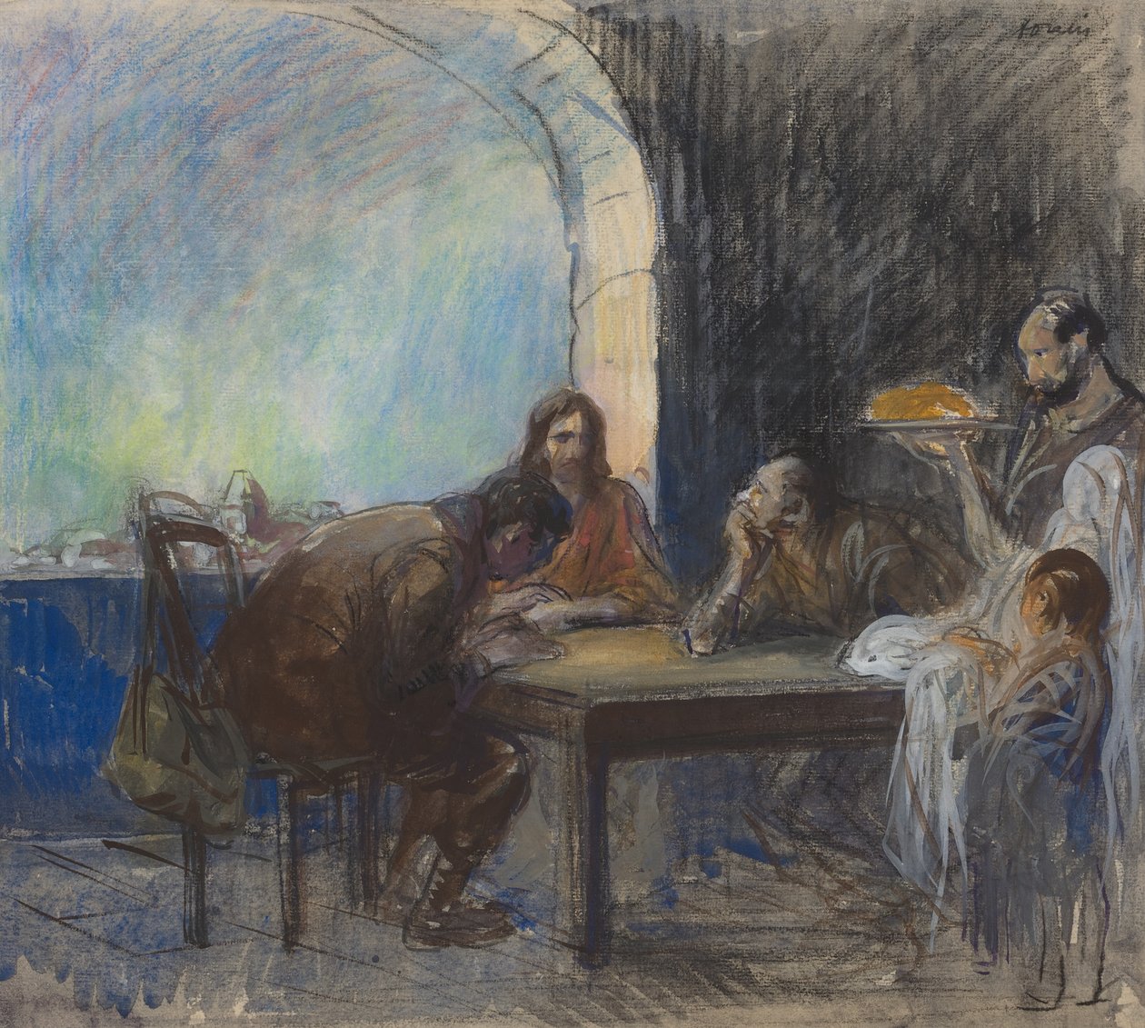 Nadveren i Emmaus af Jean-Louis Forain