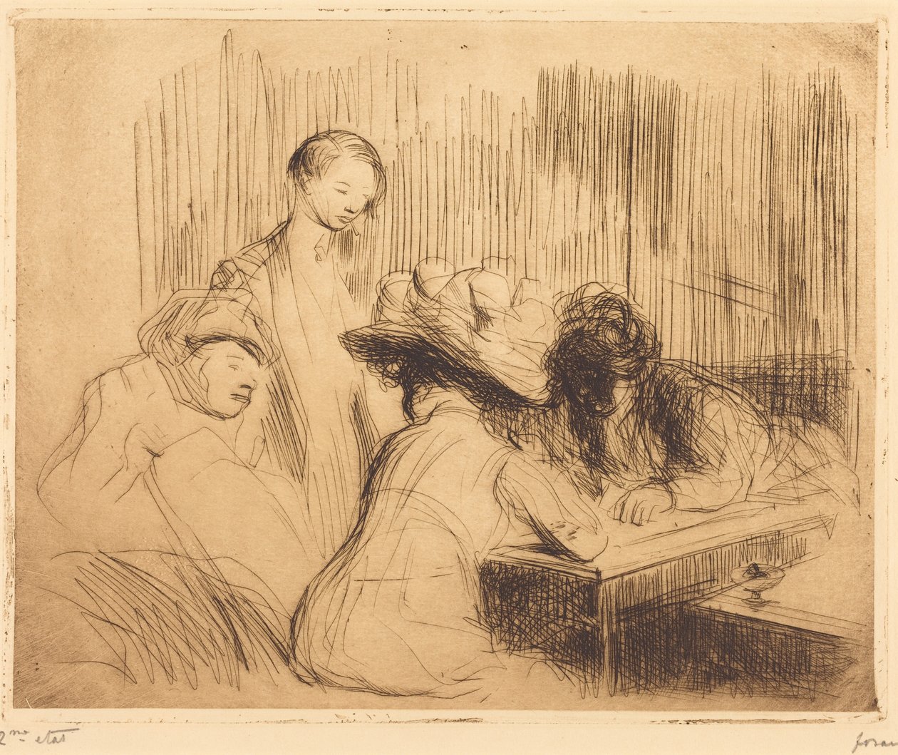 En beværtning på Montmartre af Jean-Louis Forain