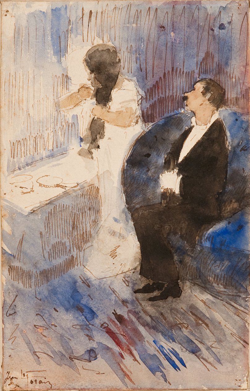 Uden titel (I omklædningsrummet) af Jean-Louis Forain