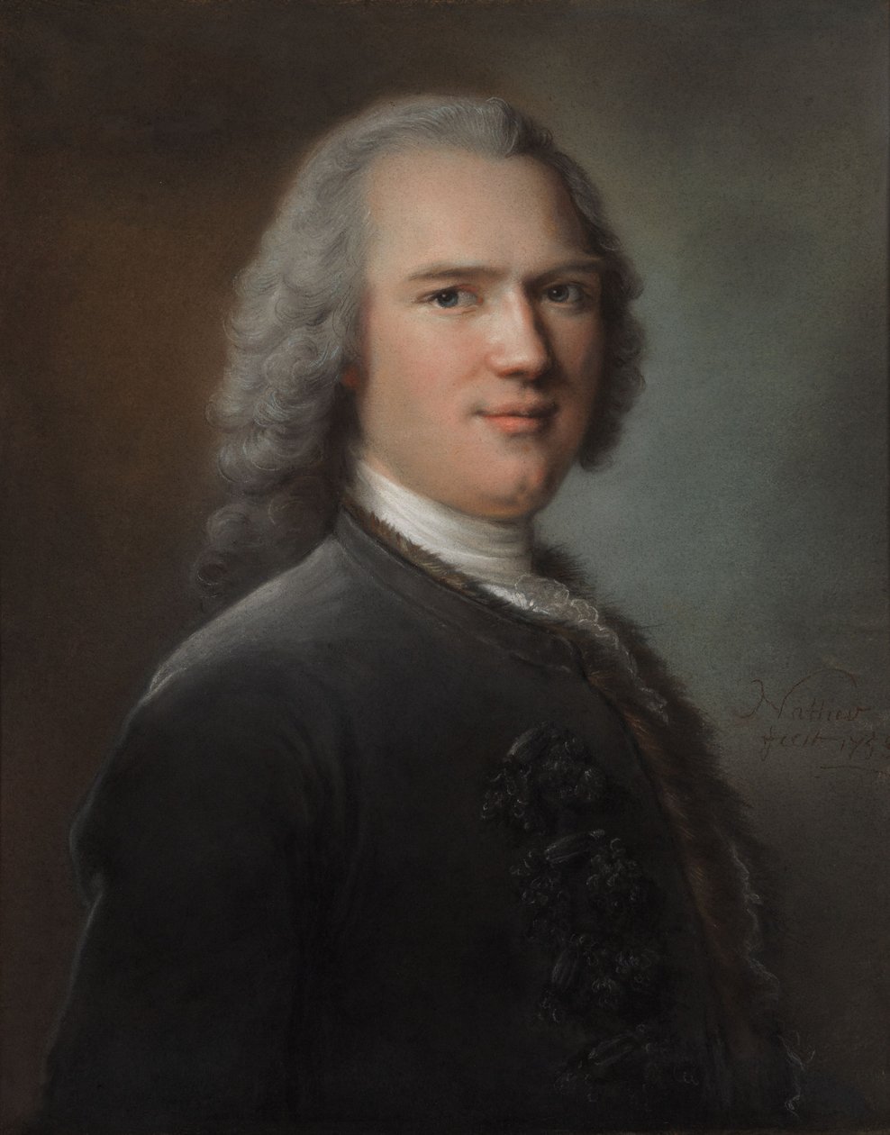 Portræt af en ukendt herre af Jean-Marc Nattier