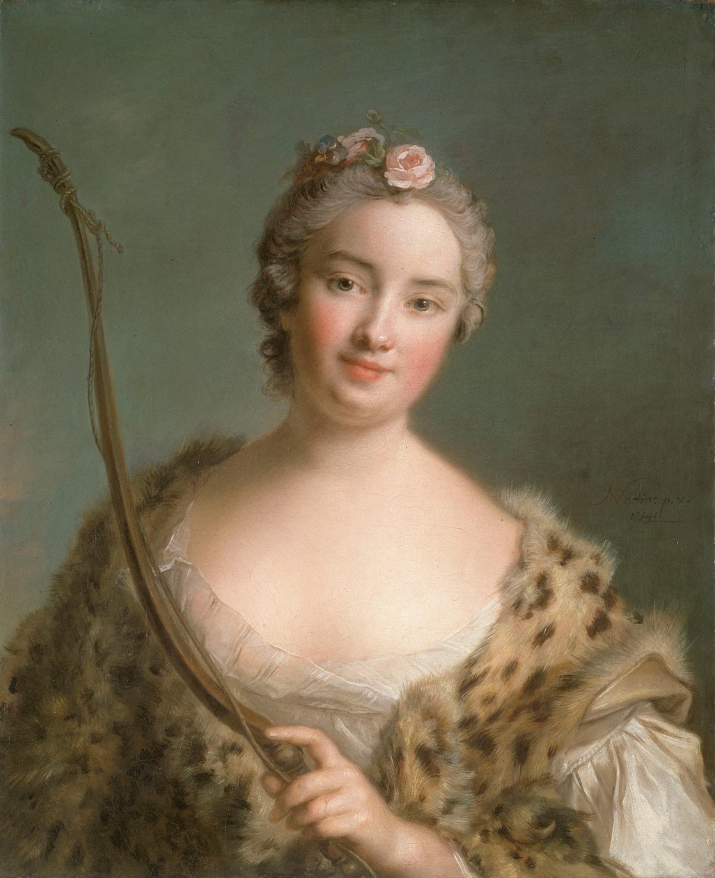 Charlotta Fredrika Sparre (1719-1795), senere grevinde Fersen af Jean-Marc Nattier
