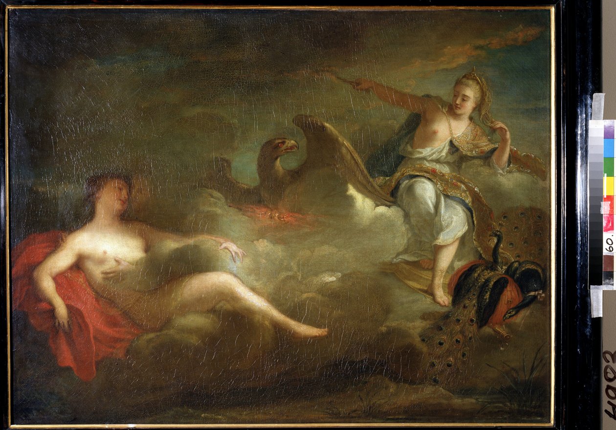 Jupiter, Juno og Io (Jupiter, Juno og Io). Maleri af Jean Marc Nattier (Jean-Marc Nattier af Jean Marc Nattier