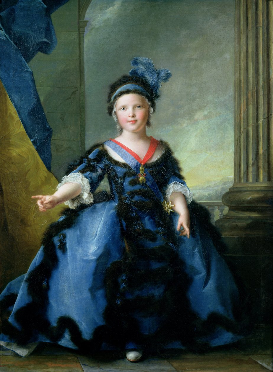 Louis-Joseph-Xavier de France (1751-61) hertug af Bourgogne af Jean Marc Nattier