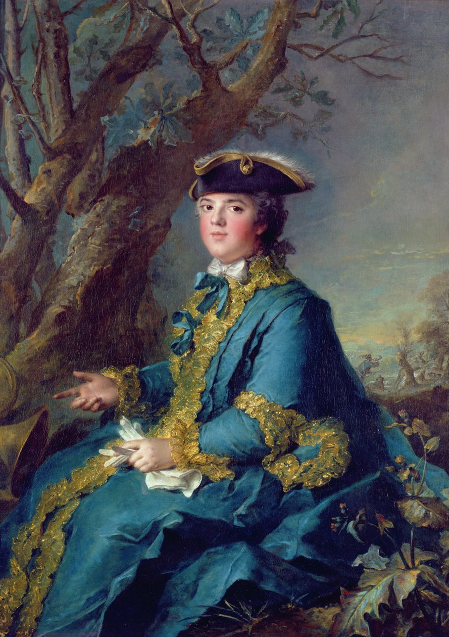Louise-Elisabeth de France (1729-59) Infanta af Spanien, dengang hertuginde af Parma af Jean Marc Nattier
