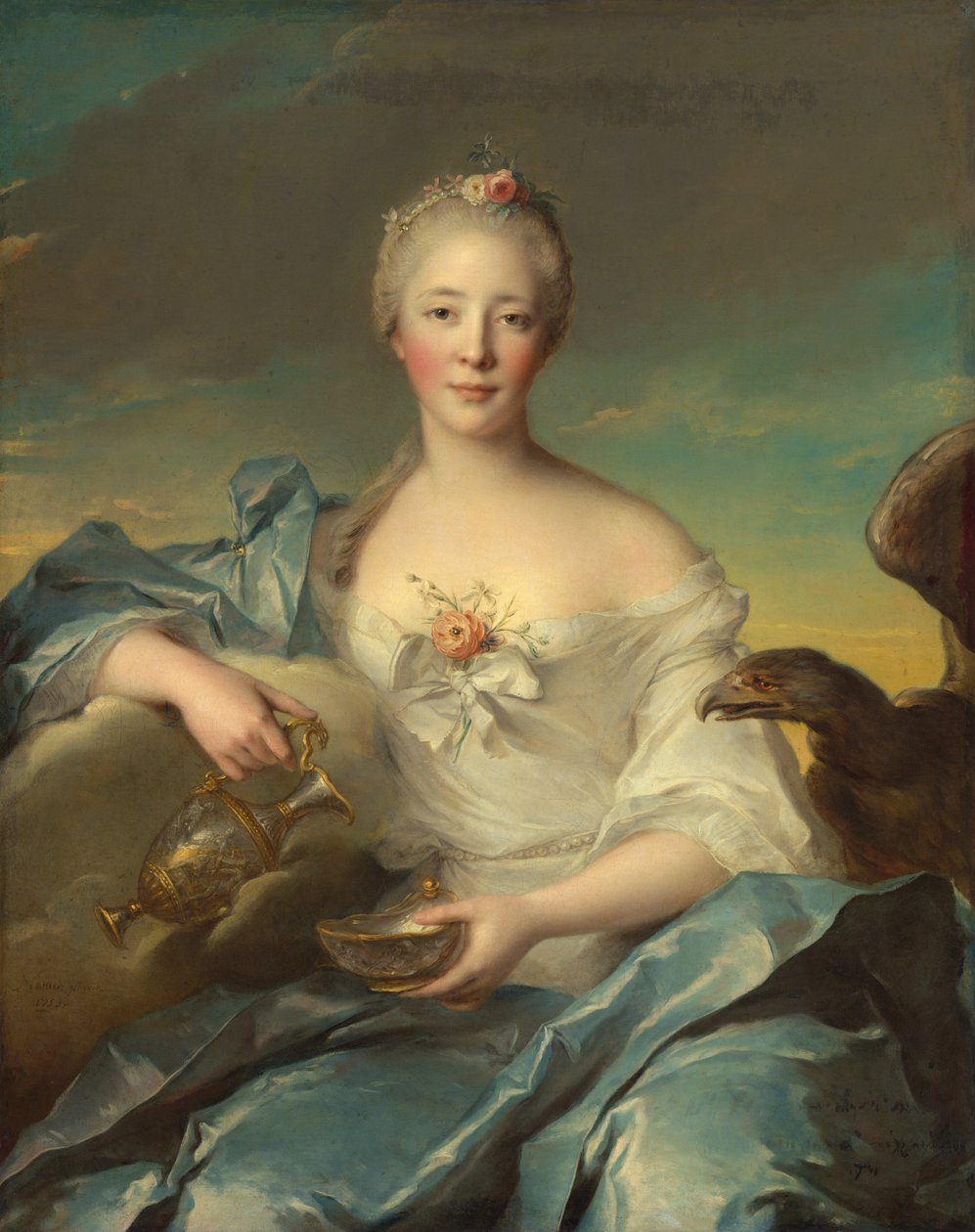Madame Le Fèvre de Caumartin som Hebe af Jean-Marc Nattier