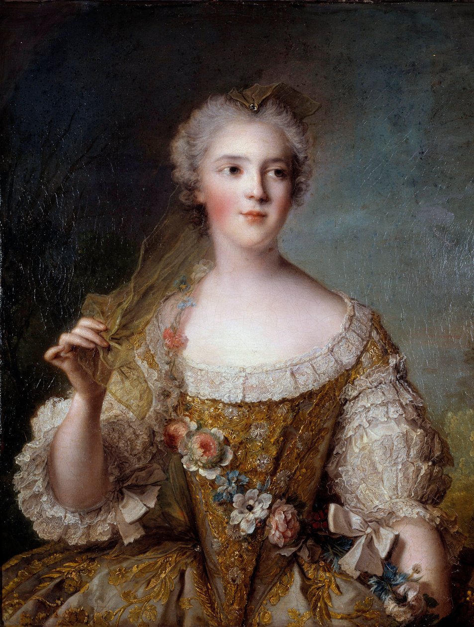 Portræt af Madame Sophie af Frankrig af Jean Marc Nattier