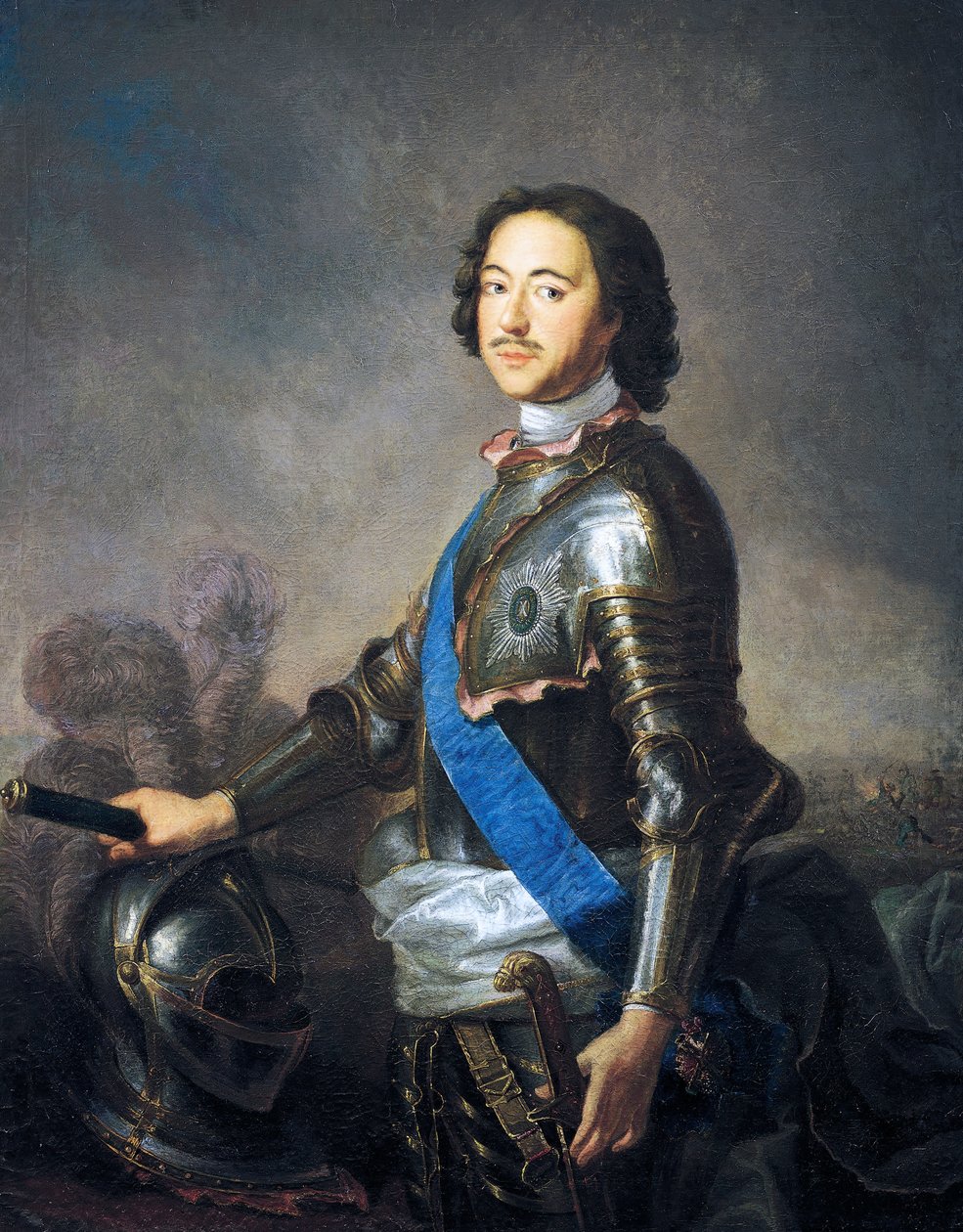 Portræt af Peter I kendt som Peter den Store (Moskva af Jean Marc Nattier