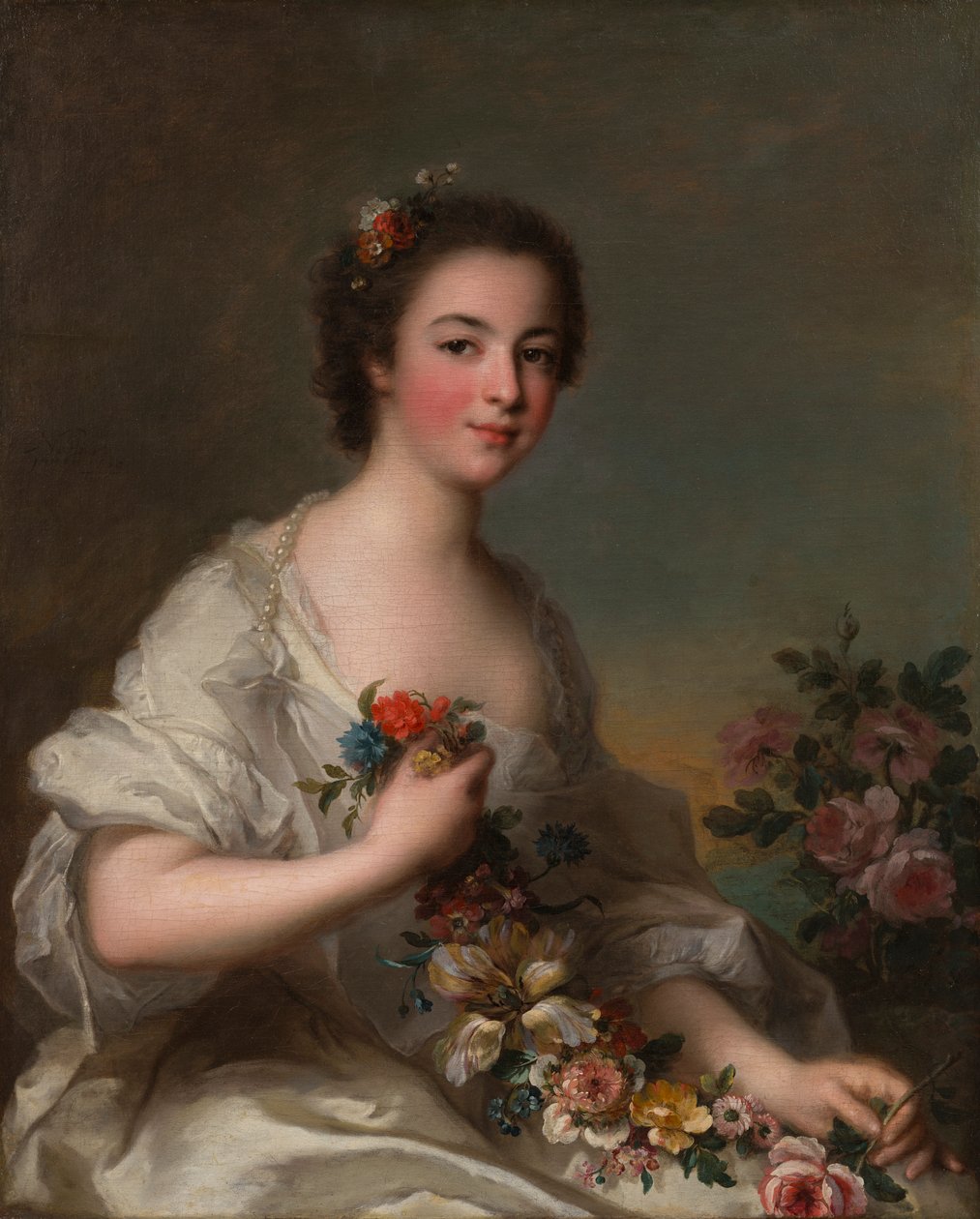Portræt af en Dame af Jean-Marc Nattier
