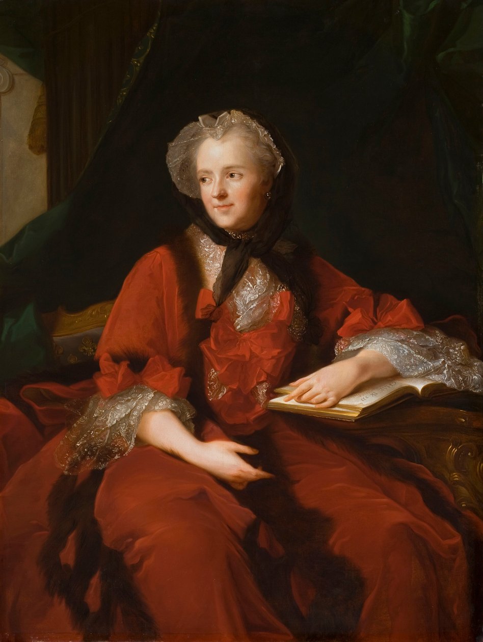 Portræt af Maria Leszczyńska af Jean-Marc Nattier
