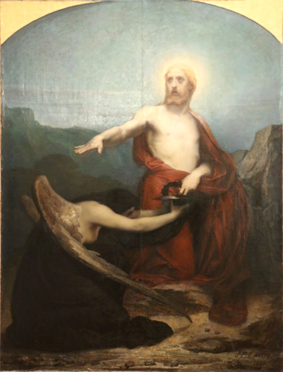 Moriar eller Kristus i Olivenhaven af Jean Paul Laurens