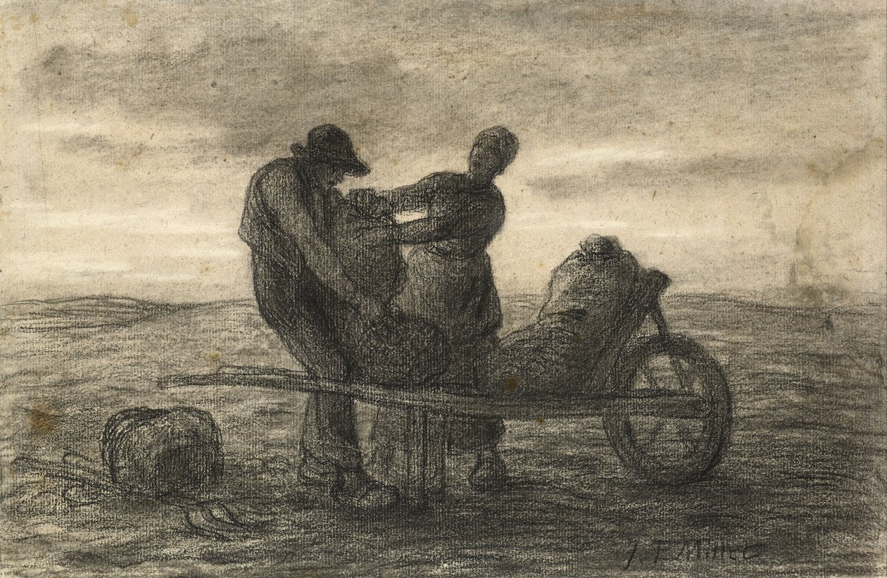 Kartoffelhøsten af Jean Francois Millet