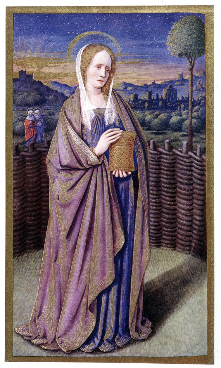 Saint Madeleine efter Jean Bourdichon af Jean (after) Bourdichon