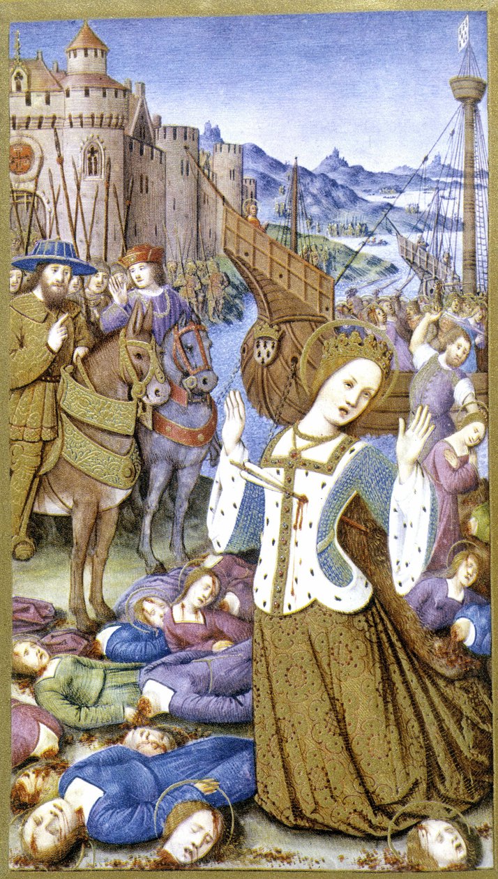 Sankt Ursula efter Jean Bourdichon af Jean (after) Bourdichon