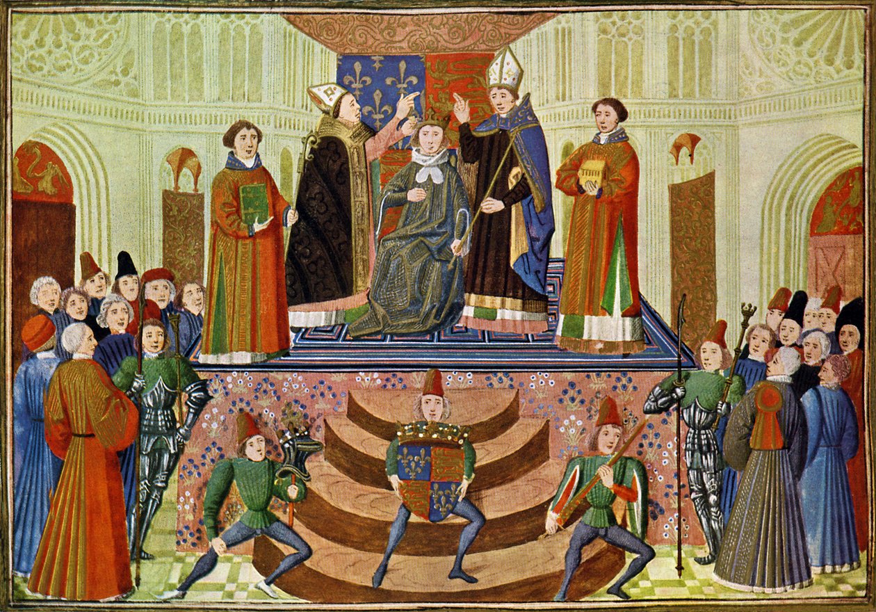 Kroningen af Henrik IV af England af Jean (after) Froissart
