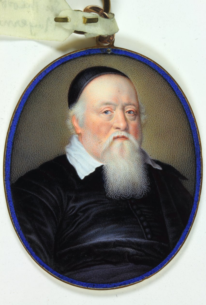 Sir Theodore Turquet de Mayerne (emalje) af Jean (circle of) Petitot