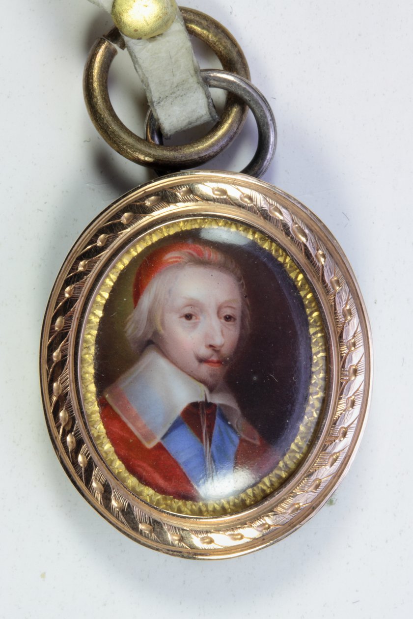 Armand-Jean Du Plessis, Cardinal, Duke De Richelieu (emalje) af Jean (school of) Petitot