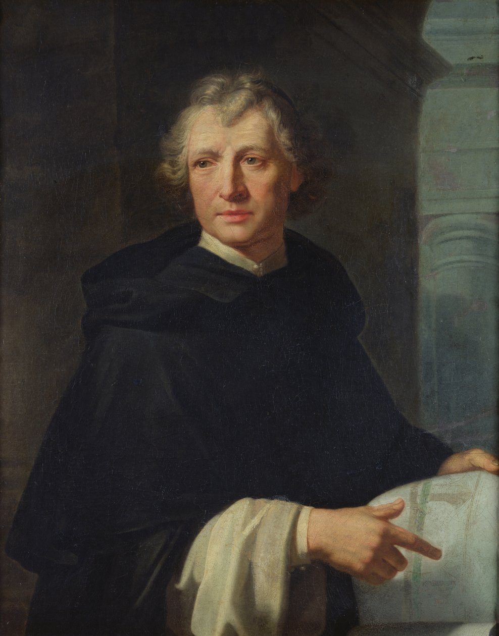 Portræt af bror Francois Romain (1646-1735) af Jean 1662 1753 Andre
