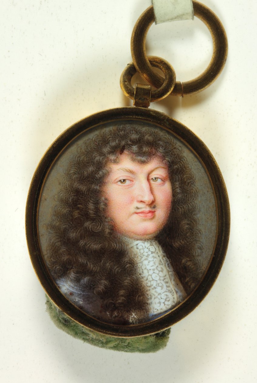 Ludvig XIV (emalje) af Jean Adam Mathieu