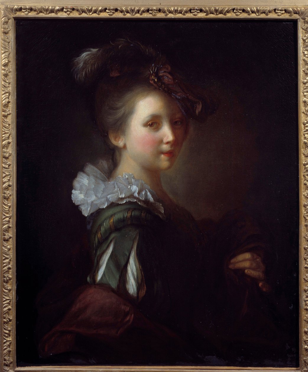 Portræt af kvindemaleri af Jean Alexis Grimou (1680-1740) Toulouse fra det 18. århundrede, Musee des Augustins af Jean Alexis Grimou