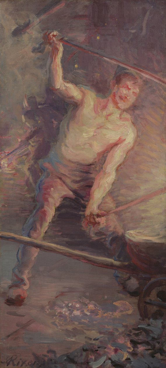 Branden, 1889 af Jean Andre Rixens