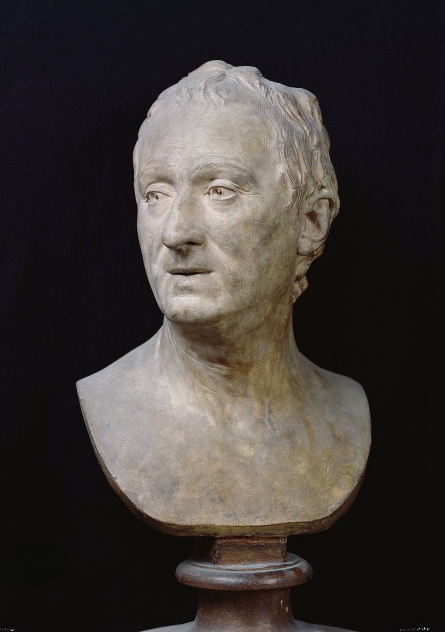Buste af Denis Diderot, 1775 af Jean Antoine Houdon