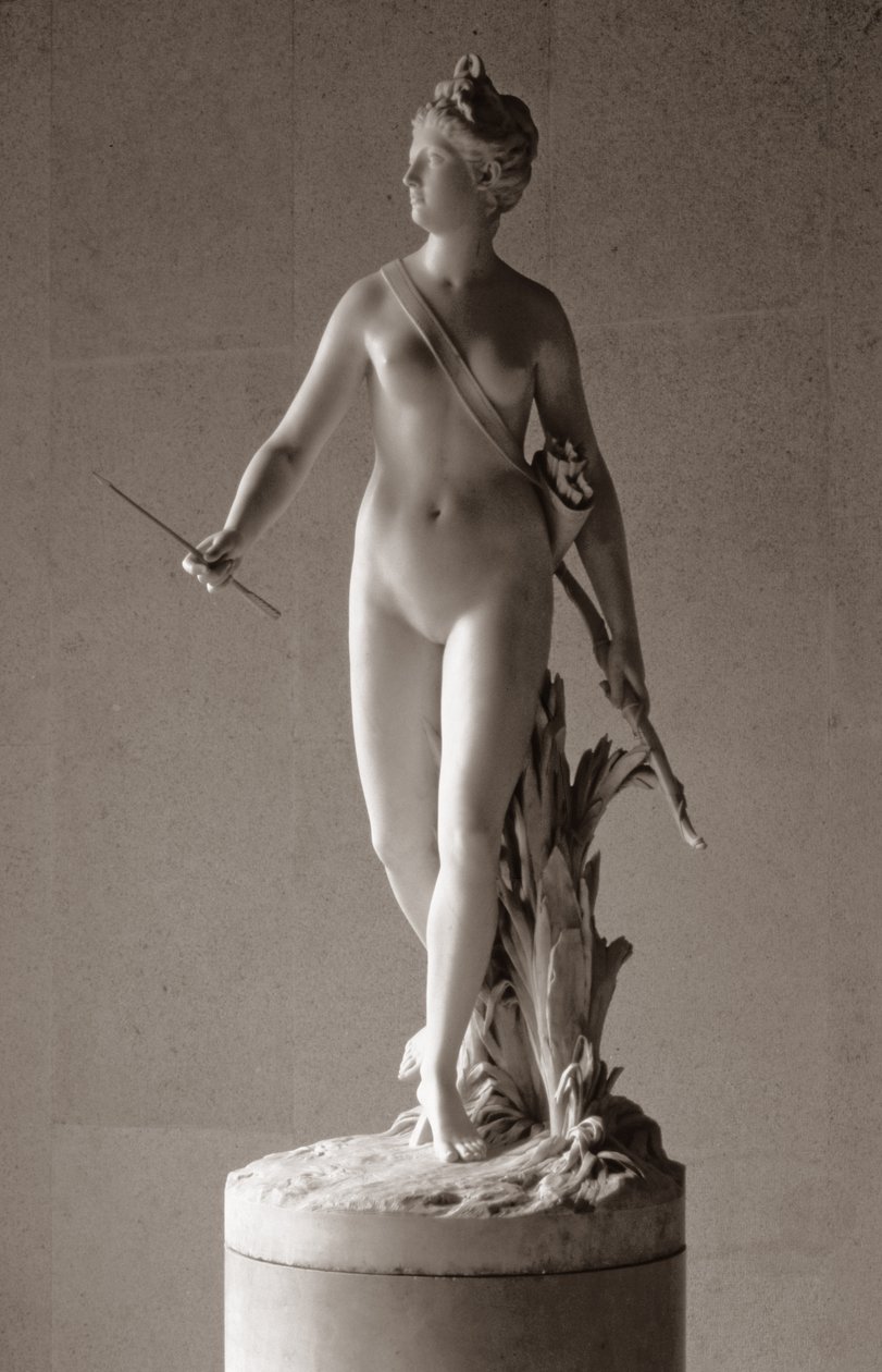 Diana, jægerinden, 1780 (marmor) af Jean Antoine Houdon