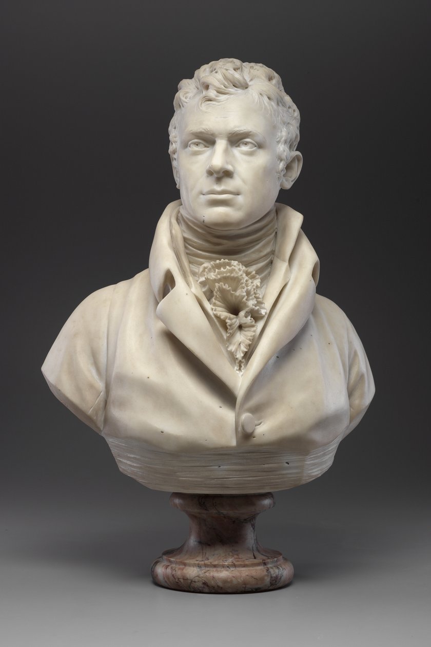 Robert Fulton, ca. 1804 (marmor) (se også 140329 & 345579) af Jean Antoine Houdon