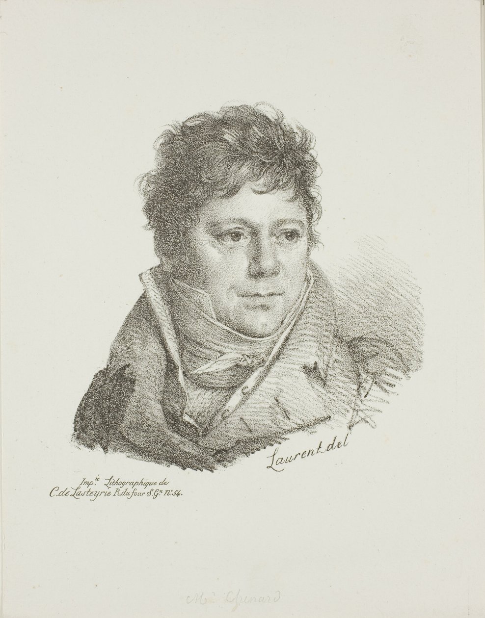 Portræt af M. Chenard af Jean Antoine Laurent