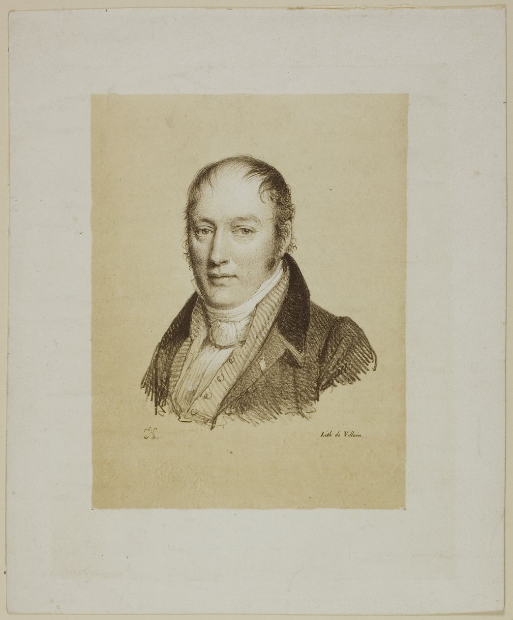 Portræt af en mand af Jean Antoine Laurent