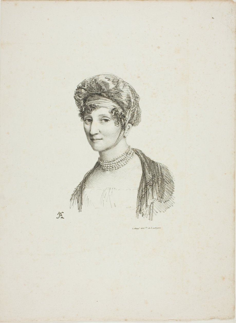 Portræt af en kvinde i en turban af Jean Antoine Laurent