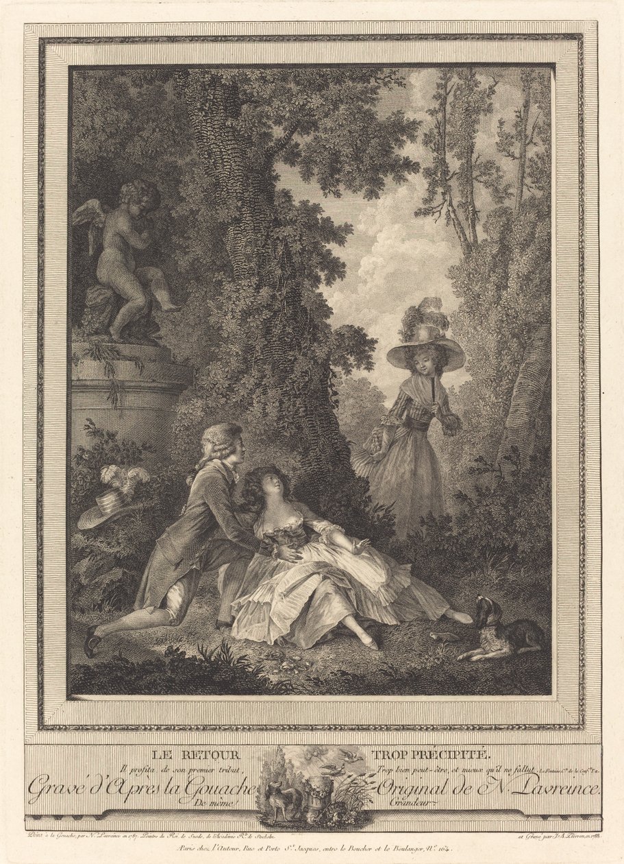 Den for forhastede tilbagevenden af Jean Antoine Pierron